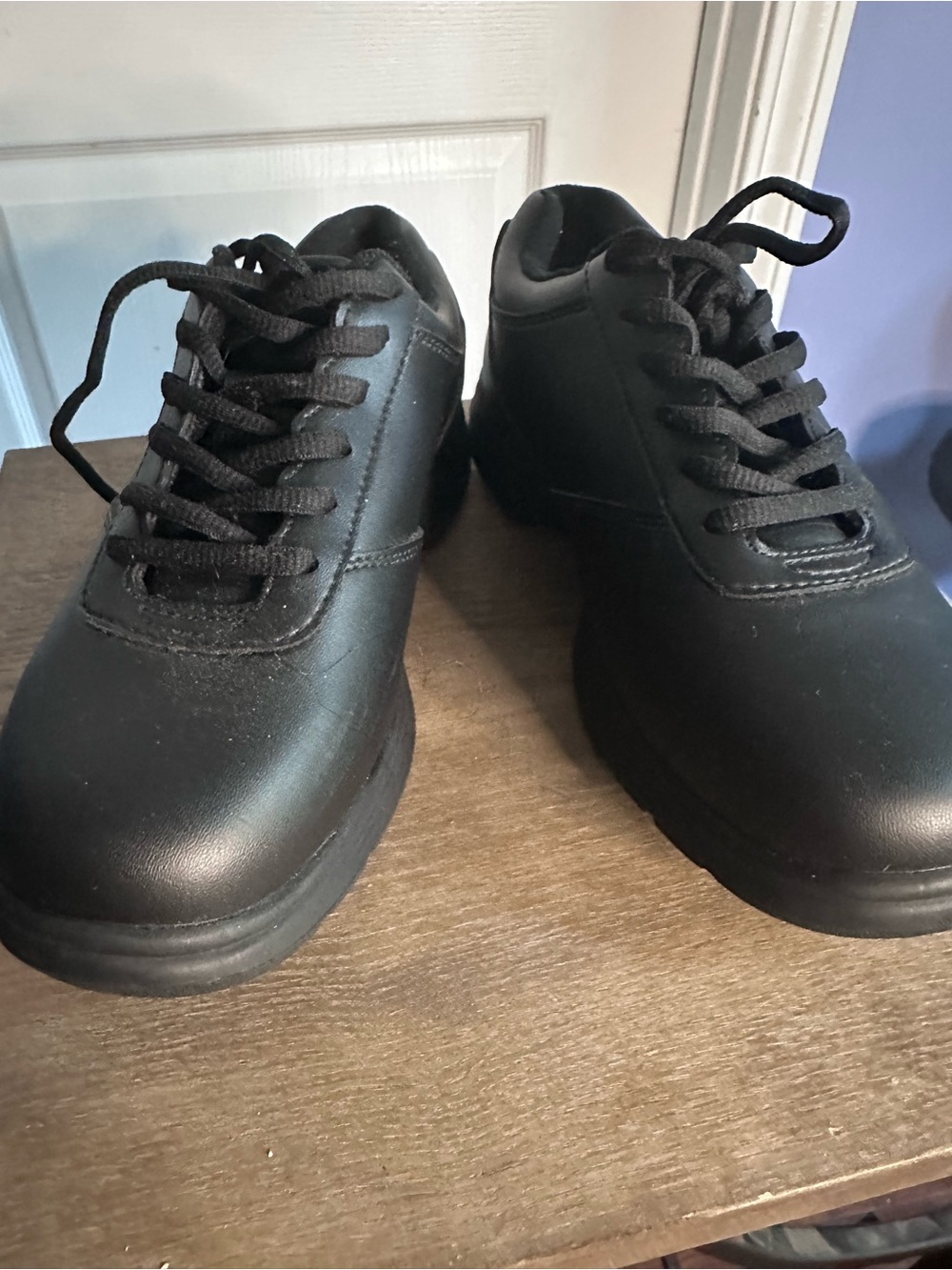 Men's Classic Black Lace-Up Band Shoes